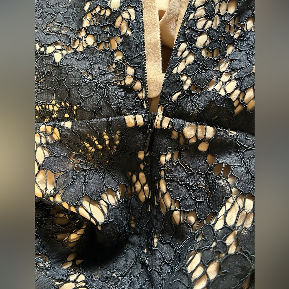 SELF-PORTRAIT Fine Lace Midi Dress in Black US6/ UK10 LAST ONE! - Picture 9 of 10